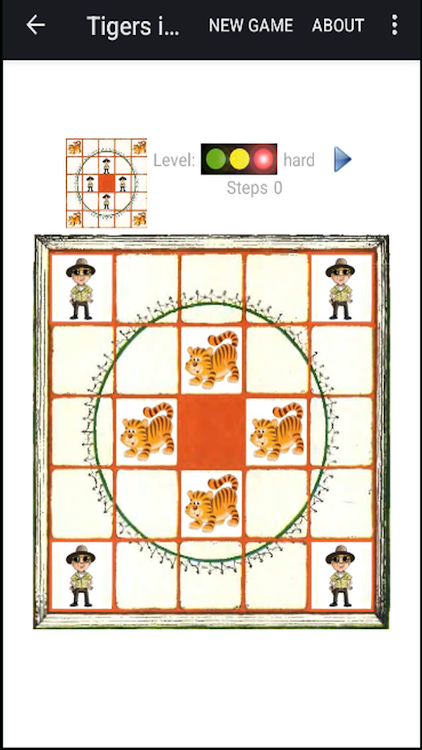 #4. Tigers in cage (Android) By: M. Brodski Software