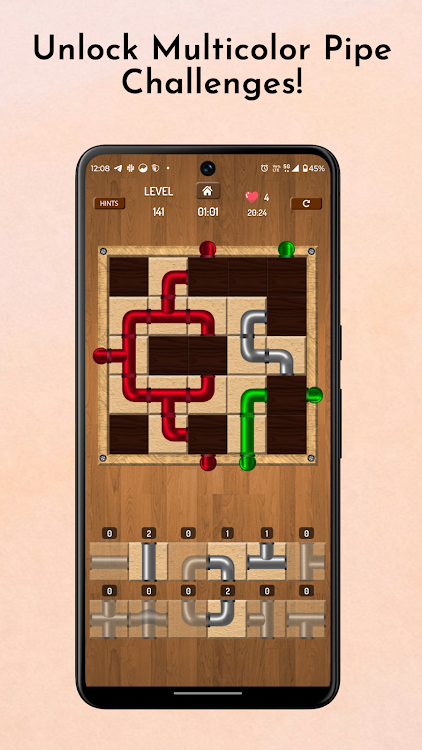 #6. Pipe Puzzle Funia (Android) By: Alphaved Private Limited