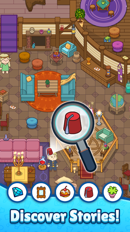 #7. Hidden Tales - Hidden Objects (Android) By: Leap Game Studios