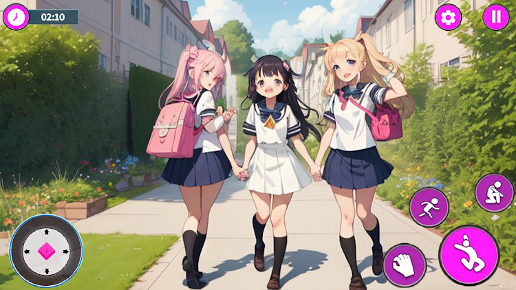 #5. Anime High School Girl Story (Android) By: GTQ llc