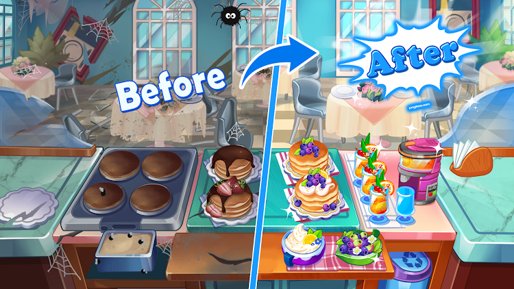 #7. Kitchen Frenzy: Chefs Cooking (Android) By: UniPuzz Games