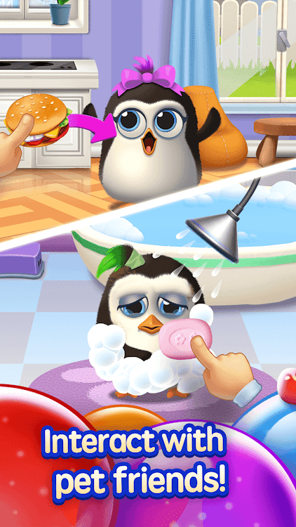 #2. Bubble Penguin Friends (Android) By: Coolgc Games