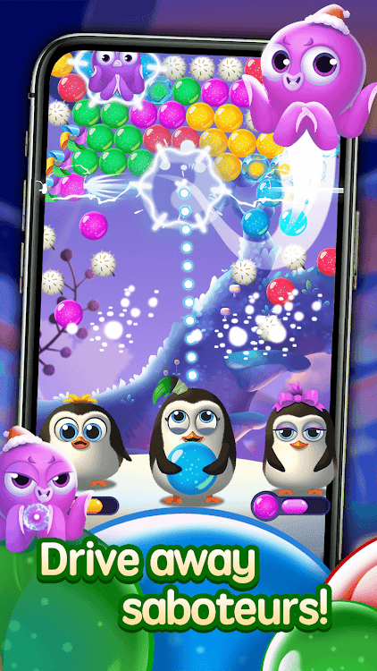 #5. Bubble Penguin Friends (Android) By: Coolgc Games