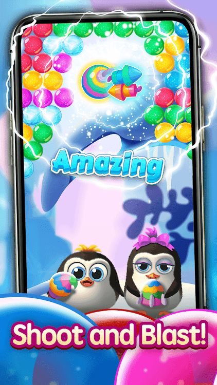 #6. Bubble Penguin Friends (Android) By: Coolgc Games