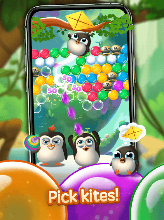 #8. Bubble Penguin Friends (Android) By: Coolgc Games