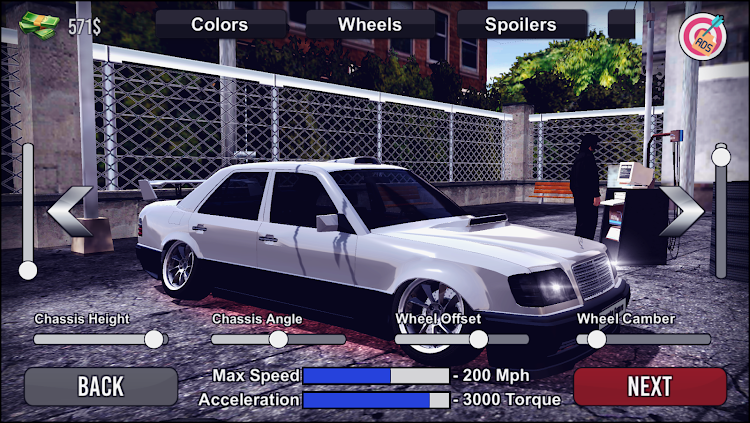 #2. E500 Drift Simulator (Android) By: Apaydın Games