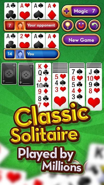 #7. Solitaire Arena (Android) By: Garden City Games