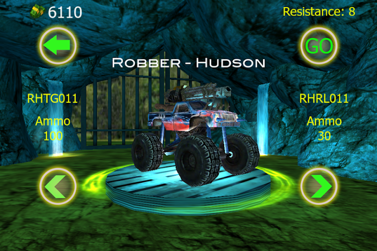 #6. Crazy Monster Truck Fighter - (Android) By: MouthShut Games