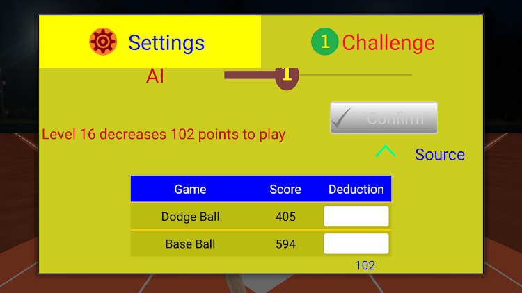 #8. Combo:dodge ball & baseball (Android) By: Ya-Chu Yang