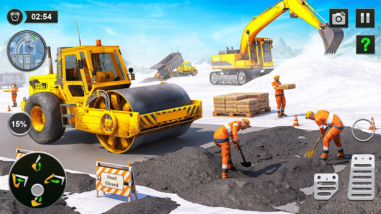 #2. Snow Offroad Construction Game (Android) By: GamePark