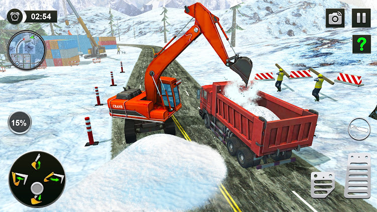 #3. Snow Offroad Construction Game (Android) By: GamePark