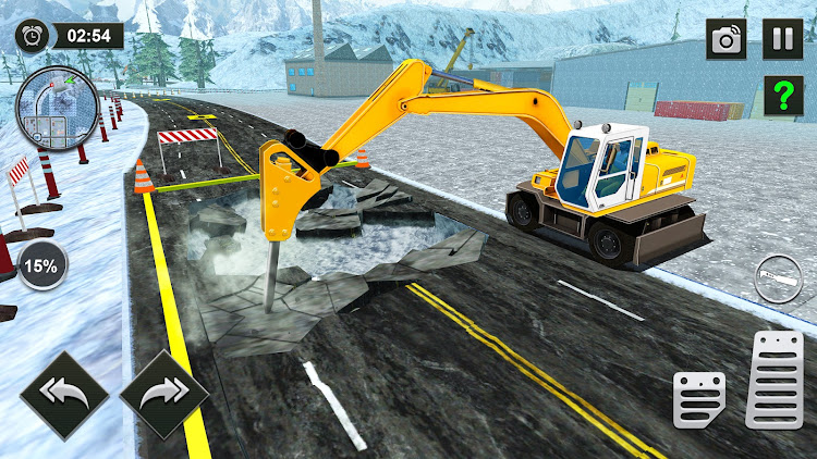 #4. Snow Offroad Construction Game (Android) By: GamePark