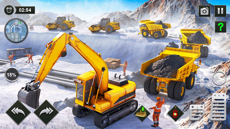 #7. Snow Offroad Construction Game (Android) By: GamePark