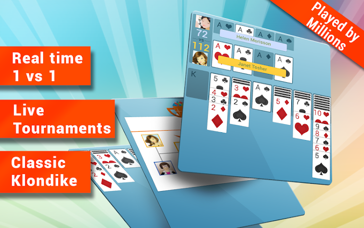 #9. Solitaire 3 Arena (Android) By: Garden City Games