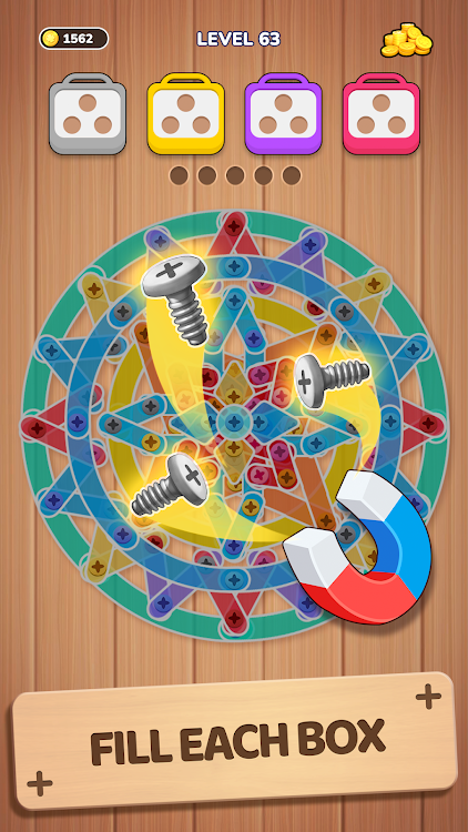 #2. Woodle Screw Jam: Nuts & Bolts (Android) By: LifePulse Puzzle Game Studio