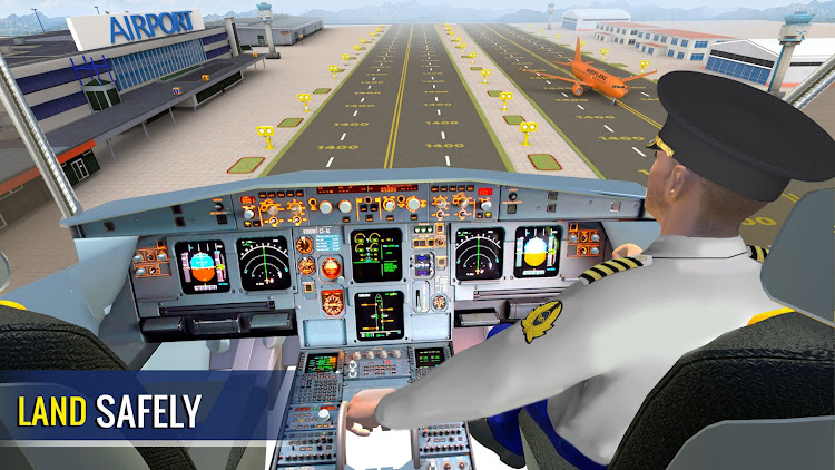 #1. Flight Simulator: Plane Games (Android) By: Vital Games Production