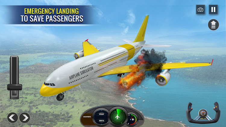 #2. Flight Simulator: Plane Games (Android) By: Vital Games Production