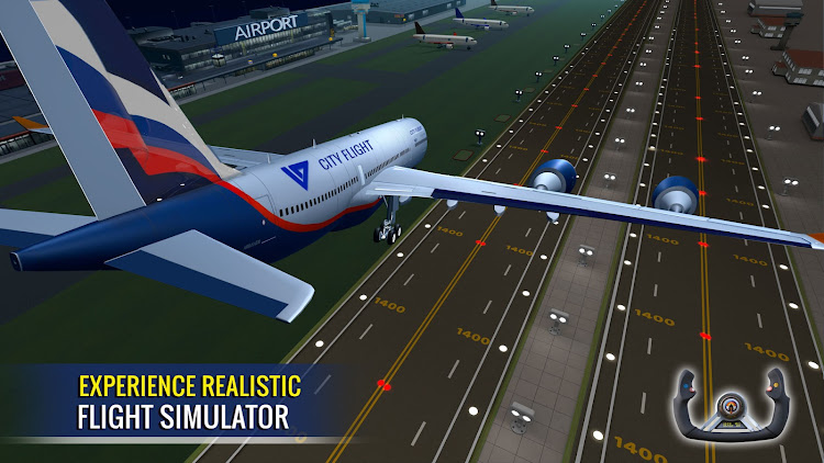 #3. Flight Simulator: Plane Games (Android) By: Vital Games Production