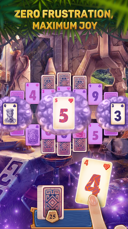 #5. Solitaire: Treasure of Time (Android) By: Game Insight