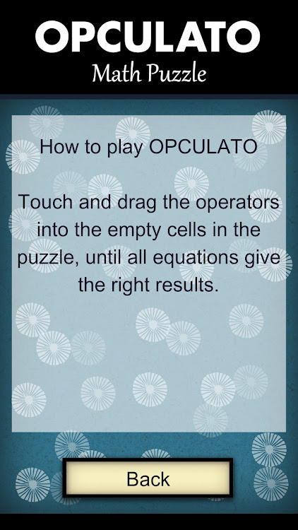 #6. OPCULATO - Math Puzzle (Android) By: Creative Spark Studios