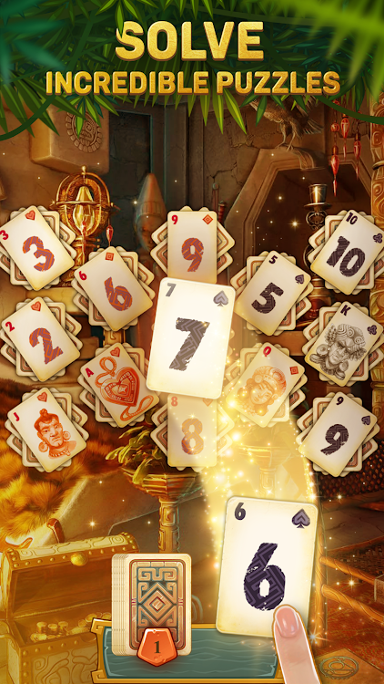 #8. Solitaire: Treasure of Time (Android) By: Game Insight