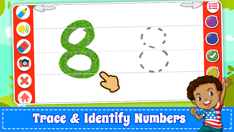 #3. Learn 123 Numbers Kids Games (Android) By: GunjanApps Studios