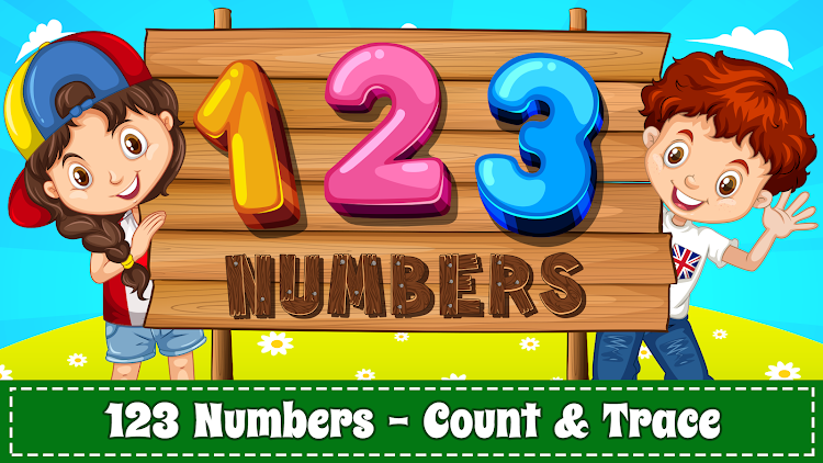 #6. Learn 123 Numbers Kids Games (Android) By: GunjanApps Studios