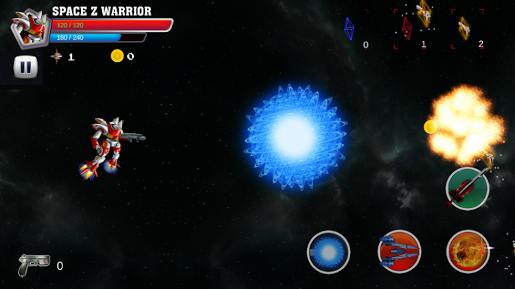 #2. Robot Warrior (Android) By: Antonia Solution Pvt. Ltd