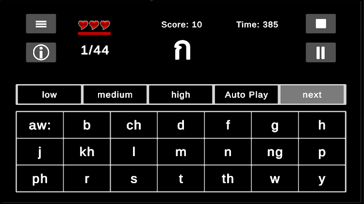 #4. Thai Alphabet Trainer Plus (Android) By: Michael Veuskens