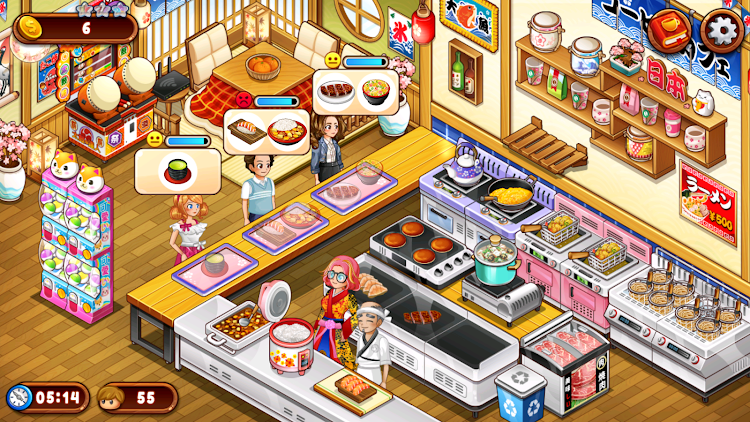 #9. Cafe Panic: Cooking games (Android) By: Boomware Studio