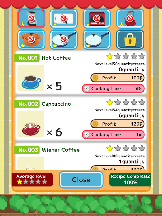 #9. Cute cat restaurant story (Android) By: char room