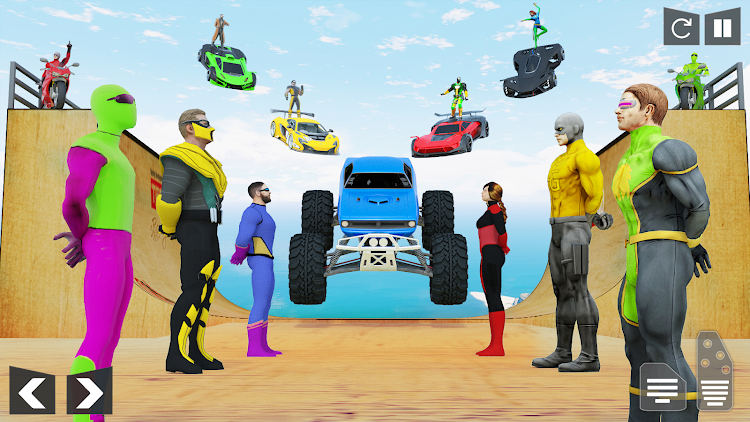 #6. Mega Ramp Car Stunt Hero Games (Android) By: crushiz