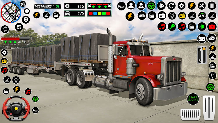 #6. US Cargo Truck Simulator Games (Android) By: Gaming Switch