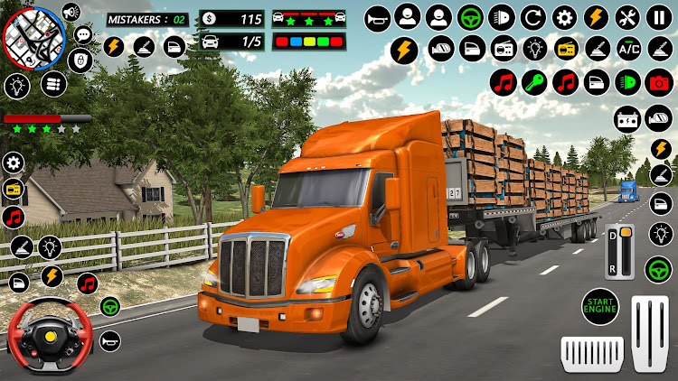 #9. US Cargo Truck Simulator Games (Android) By: Gaming Switch