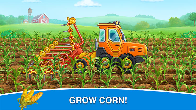 #3. Corn Harvest Baby Farming Game (Android) By: GoKids! publishing