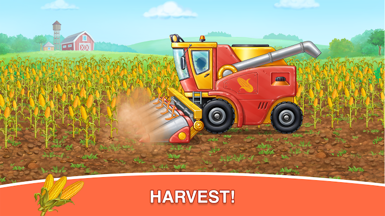 #4. Corn Harvest Baby Farming Game (Android) By: GoKids! publishing