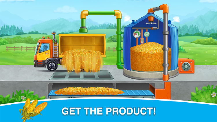 #5. Corn Harvest Baby Farming Game (Android) By: GoKids! publishing