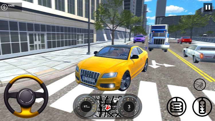 #2. Taxi Mania Car Simulator Games (Android) By: GameBite