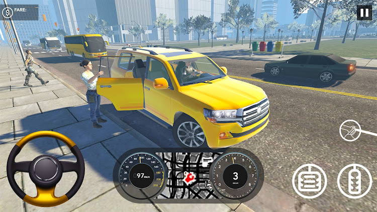 #9. Taxi Mania Car Simulator Games (Android) By: GameBite