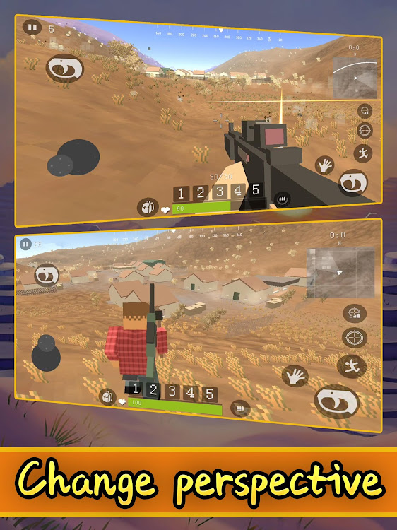 #5. Desert shooting-pixel escape (Android) By: Cool Happy Fun Leisure Puzzle games