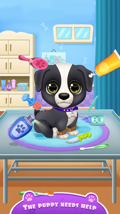 #5. Labrador dog salon - pet games (Android) By: Pi Games Studio