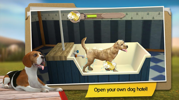 #10. Dog Hotel Premium (Android) By: Trophy Games - Animal Games