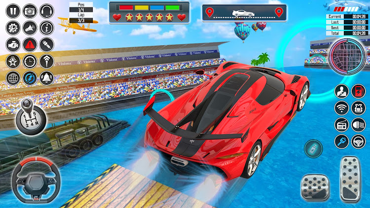 #8. Water Car Racing 3d: Car Games (Android) By: Monster Games Productions PTY LTD