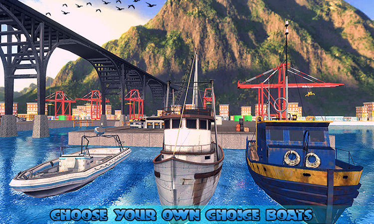 #5. Big Fishing Ship Simulator 3D (Android) By: Extreme Games Production