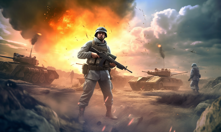 #4. Commando Gun War Shooting Game (Android) By: GamesPlus