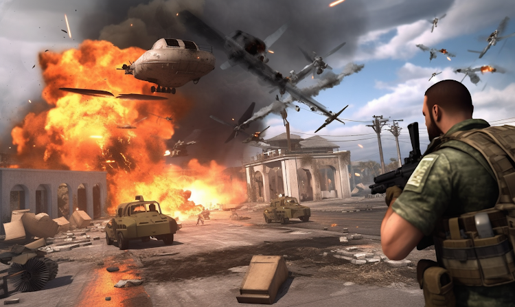 #8. Commando Gun War Shooting Game (Android) By: GamesPlus