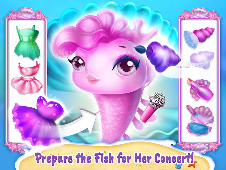 #10. Sweet Baby Girl Mermaid Life (Android) By: TutoTOONS