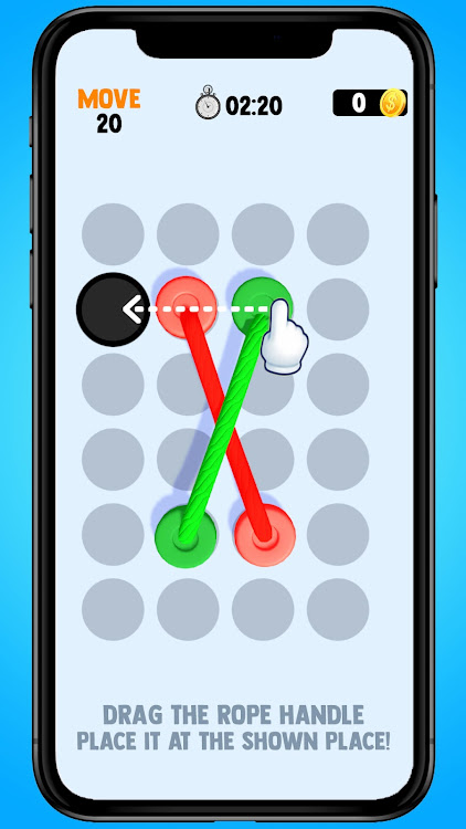 #7. Twisted Rope Tangle Sorting 3D (Android) By: MobilMinds Apps