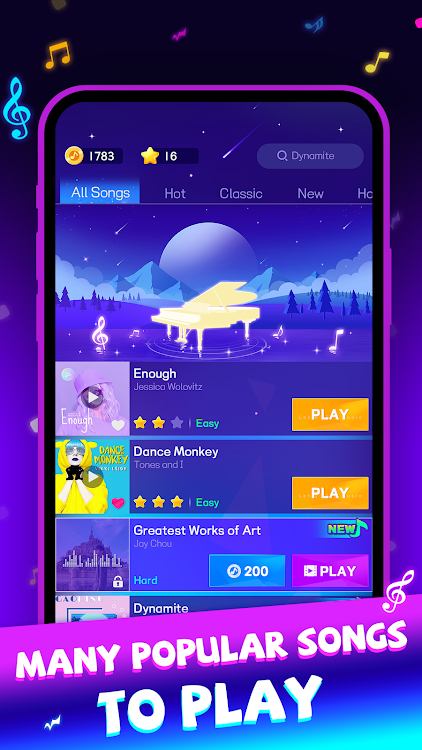 #5. Beat Piano Dance:music game (Android) By: XGAME STUDIO