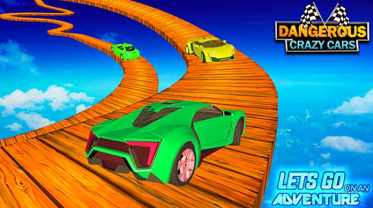 #3. Mega Ramp Car Race Stunts Game (Android) By: Fsee Games